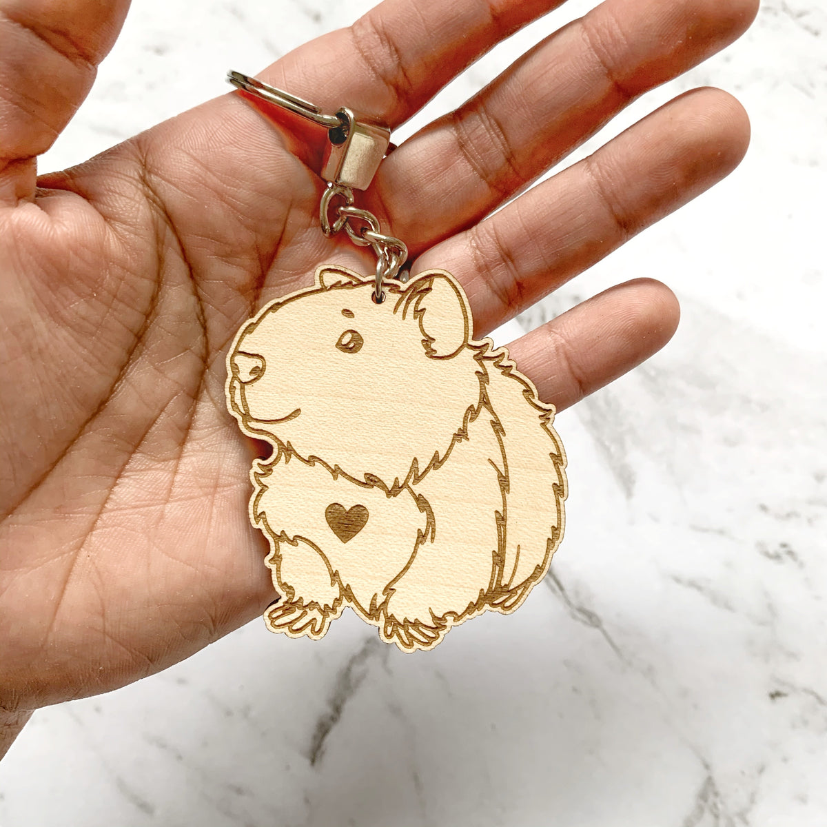 Guinea hot sale pig keychain