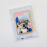 Koala Magnet - Abstract Multicolours