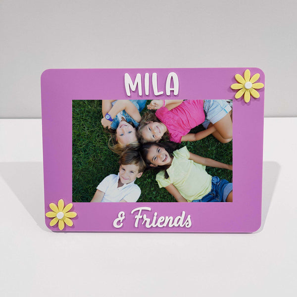 Personalised photo frame - Daisies