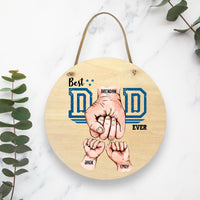 Personalised fist bump plaque - Father's Day gift