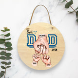 Personalised fist bump plaque - Father's Day gift