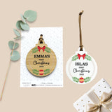Personalised baby first Christmas ornament