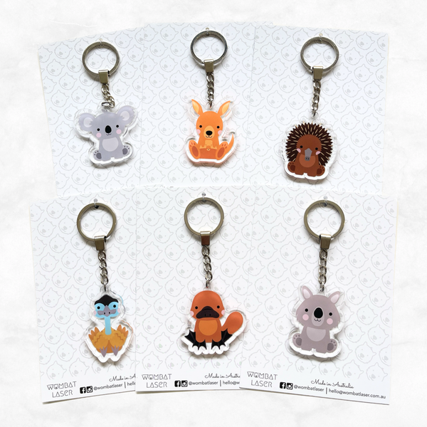 Australian animal keychain - Collection 1