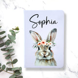 Personalised bunny A6 notebook