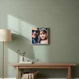 Custom Canvas Photo Print with Wooden Frame – Mother's Day Gift