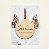 Butterfly bauble ornament
