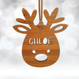 Rudolph reindeer Christmas ornament