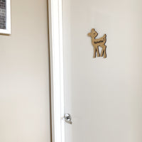 Personalised deer plaque / wall hanging