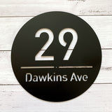 Address / Street number sign