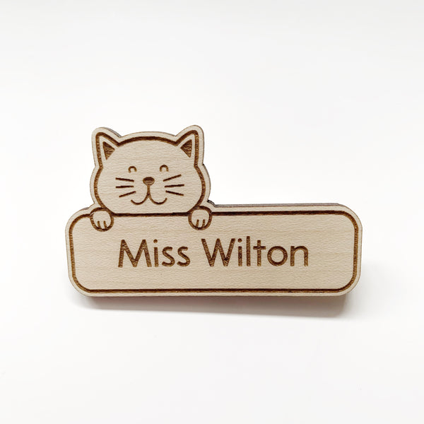 Cat name badge / name tag