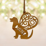 Dog with wings Christmas ornament