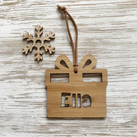 Personalised Christmas gift ornament