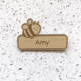 Bee name badge / name tag